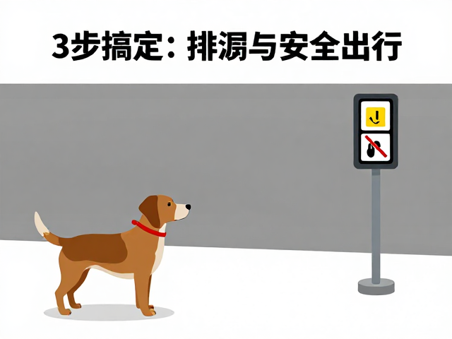 如厕训练,响片训练,路口观察,3步搞定狗狗定点排泄与安全出行