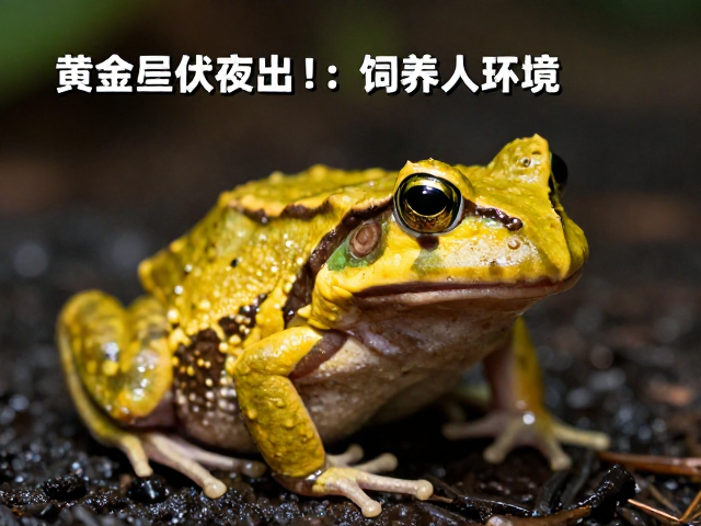 黄金角蛙昼伏夜出,如何适应人工环境?饲养指南