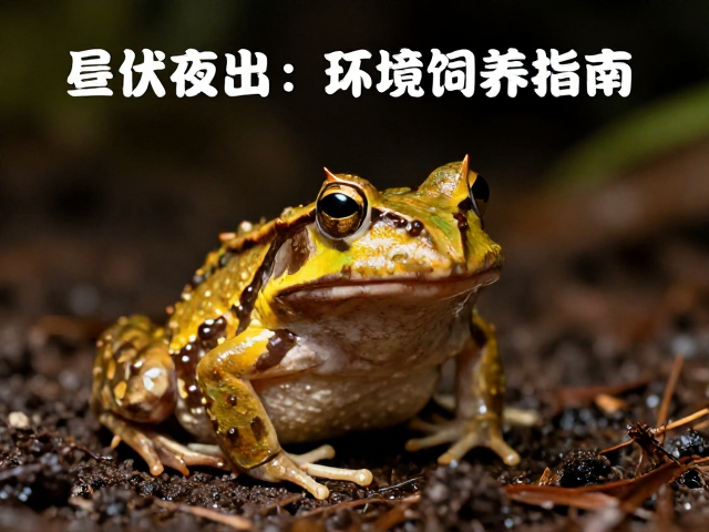 黄金角蛙昼伏夜出,如何适应人工环境?饲养指南
