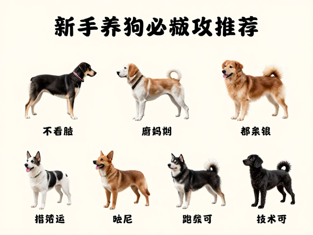 新手养狗必看,适合伴侣共同运动、能参赛的犬种推荐