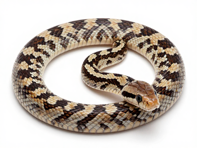 体表斑纹腹部乳白,成体10-15cm,揭秘高颜值宠物蛇