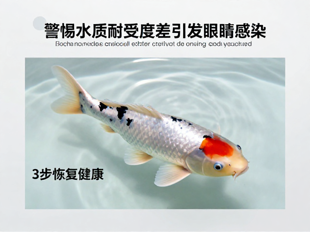 锦鲤体色纯度低?警惕水质耐受度差引发眼部感染,3步恢复健康