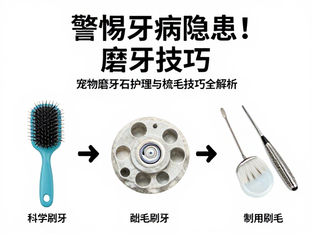 警惕牙病隐患!宠物磨牙石护理与梳毛技巧全解析