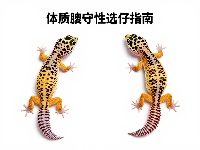 豹纹守宫选仔指南，体色纯度、蜕皮与斑纹对称性全解析