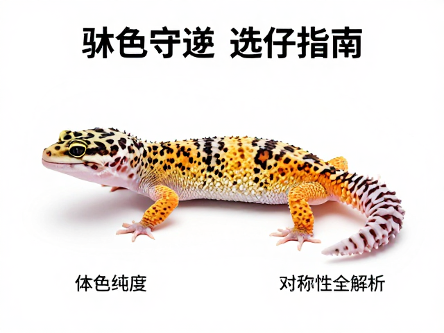 豹纹守宫选仔指南，体色纯度、蜕皮与斑纹对称性全解析