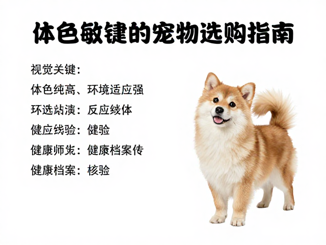 体色纯度高、环境适应强、反应敏捷的宠物选购指南