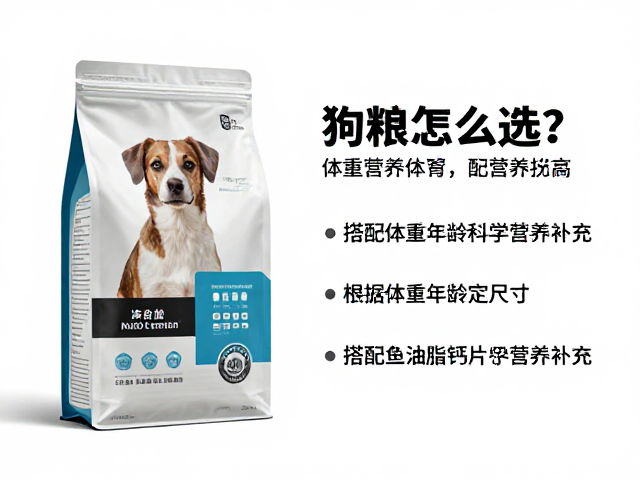 狗粮怎么选?根据体重年龄定尺寸,搭配鱼油卵磷脂钙片科学营养补充