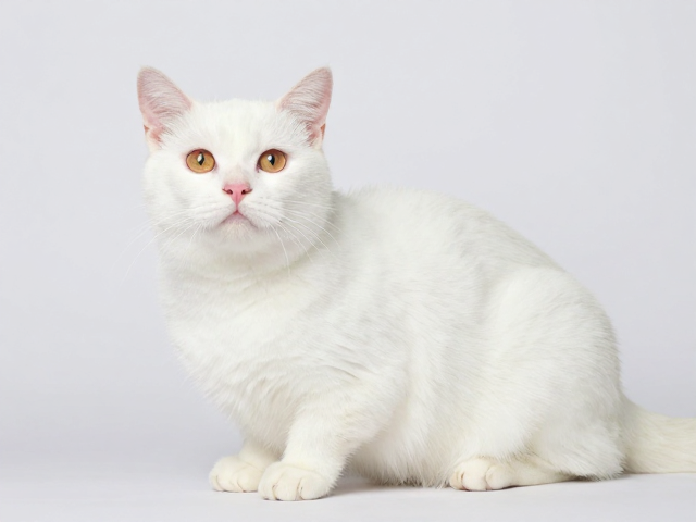 猫咪体色纯度高、呼吸平稳无急促,触诊评估健康指南