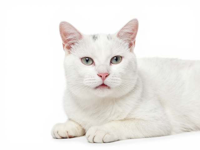 猫咪体色纯度高、呼吸平稳无急促,触诊评估健康指南