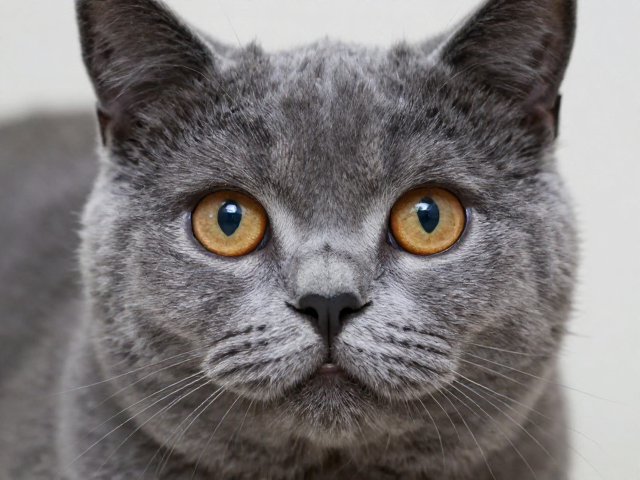 人工繁育蓝猫体色纯度与眼球光泽度解析,选宠避坑指南