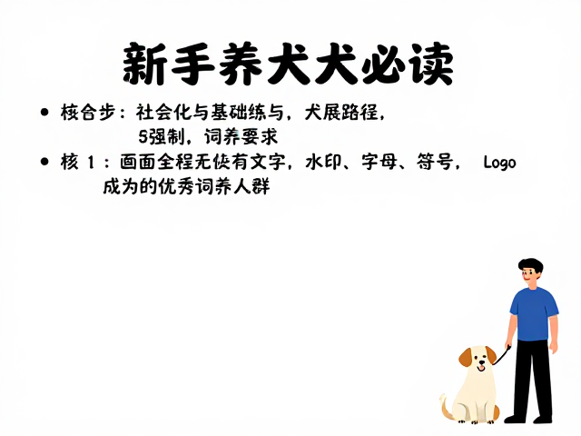 新手养犬必读,如何通过基础训练与犬展规划,成为优秀饲养人群