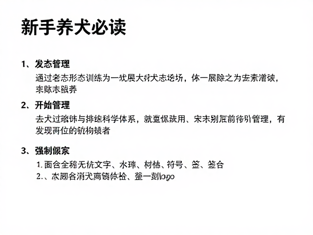 新手养犬必读,如何通过基础训练与犬展规划,成为优秀饲养人群