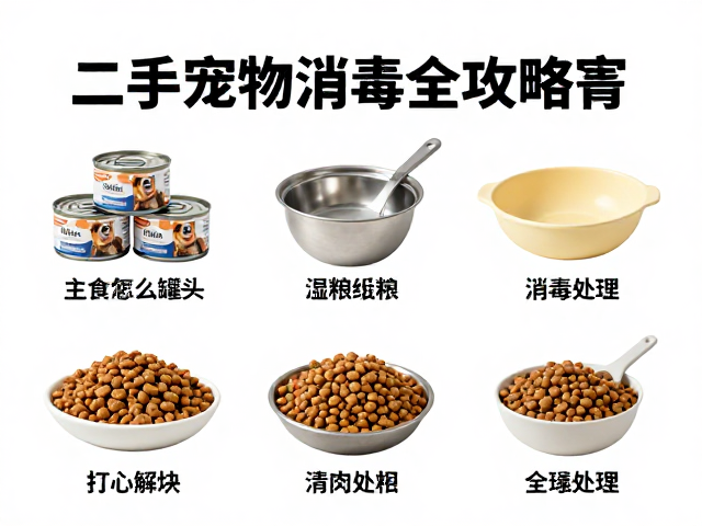 狗粮主食罐头与湿粮怎么选?二手宠物餐具消毒处理全攻略