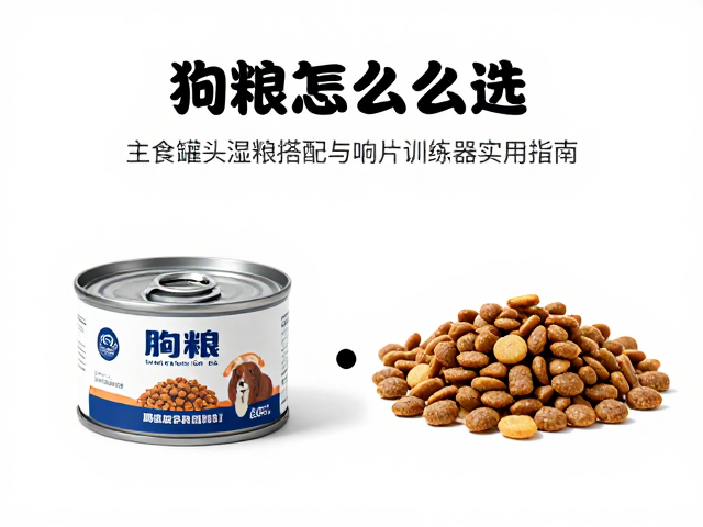 狗粮怎么选？主食罐头湿粮搭配与响片训练器实用指南