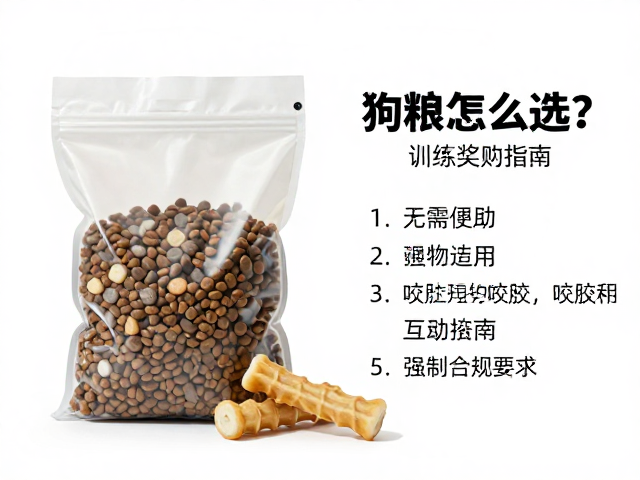 狗粮怎么选?训练奖励袋、磨牙棒与咬胶选购指南