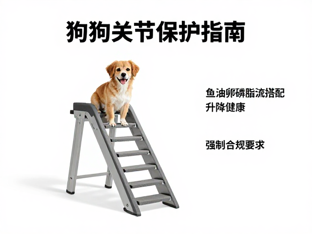 狗狗关节保护指南，鱼油卵磷脂搭配升降梯，科学养护骨骼健康