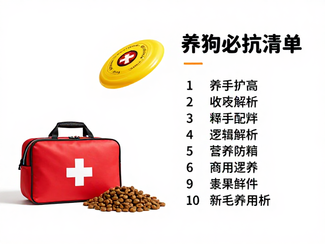 狗粮,飞盘抛接,宠物急救包,养狗必备清单与新手避坑指南