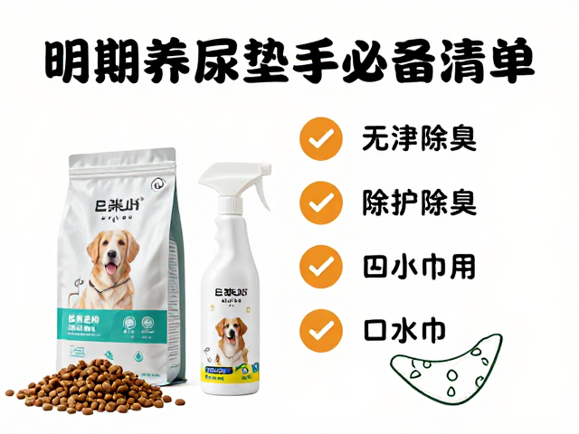 养宠好物分享,狗粮,尿垫除臭喷雾,口水巾,新手必备清单