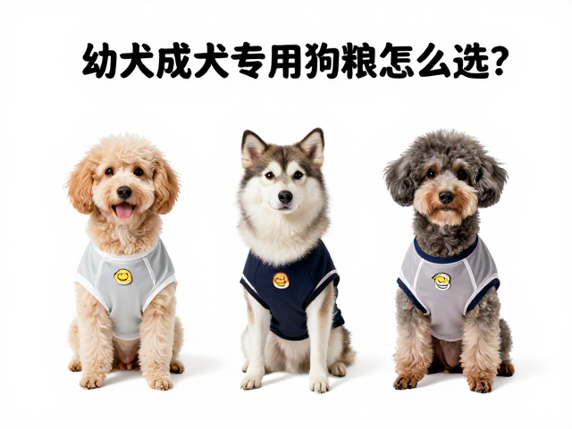 幼犬成犬老年犬专用狗粮怎么选?宠物T恤毛衣搭配指南
