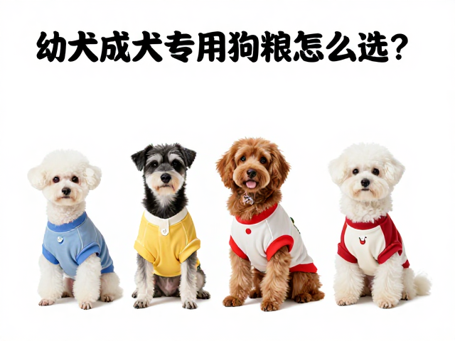 幼犬成犬老年犬专用狗粮怎么选?宠物T恤毛衣搭配指南