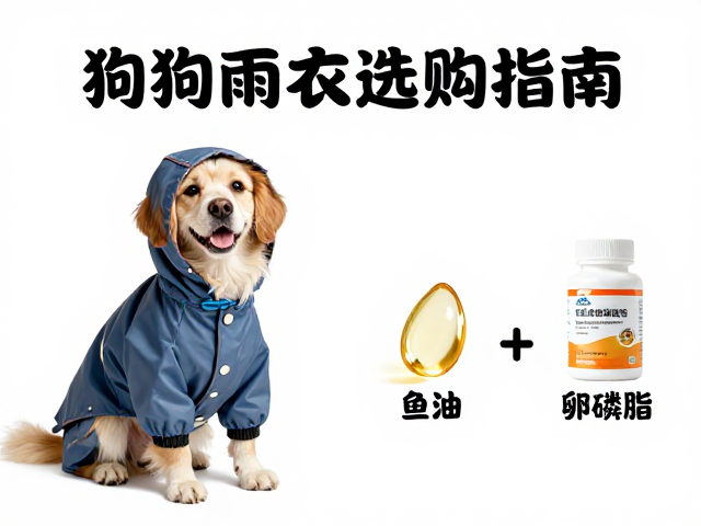 狗狗雨衣选购指南,搭配鱼油卵磷脂钙片,科学养护毛孩子