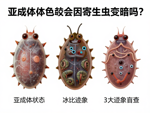 亚成体体色纯度会因寄生虫变暗吗?3大迹象自查