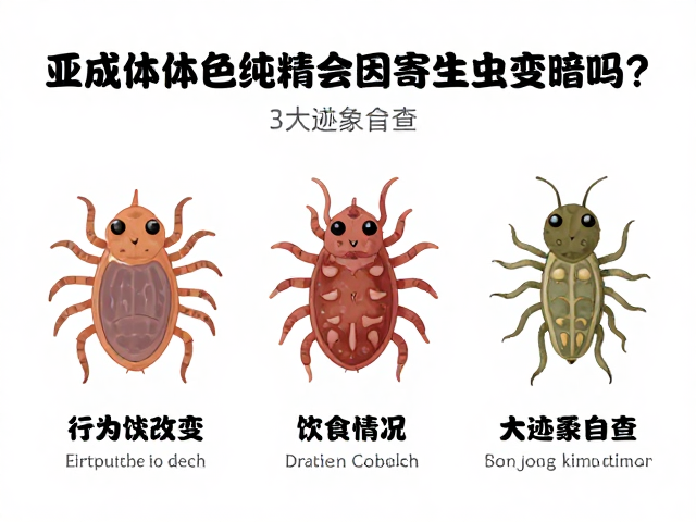 亚成体体色纯度会因寄生虫变暗吗?3大迹象自查