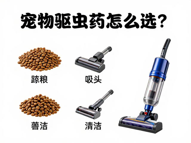 宠物驱虫药怎么选？狗粮搭配与吸尘器吸头清洁全攻略