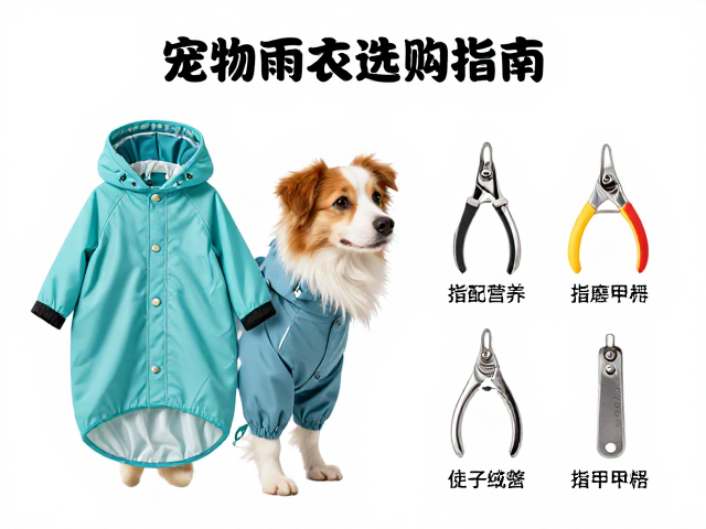 宠物雨衣选购指南，搭配狗粮营养与指甲剪磨甲器全攻略