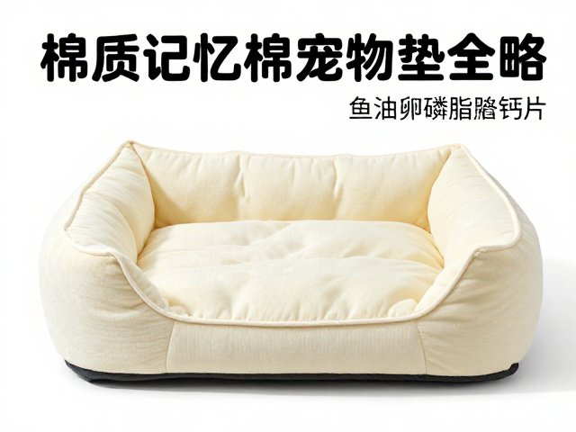 狗粮怎么选?棉质记忆棉宠物窝垫搭配鱼油卵磷脂钙片全攻略