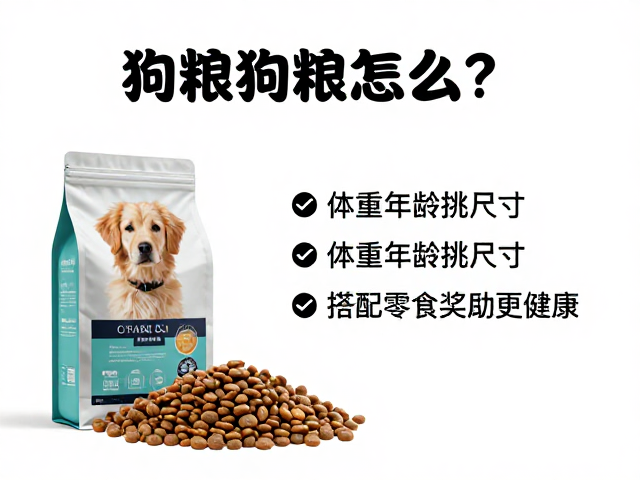 狗粮怎么选?按体重年龄挑尺寸,搭配零食奖励更健康