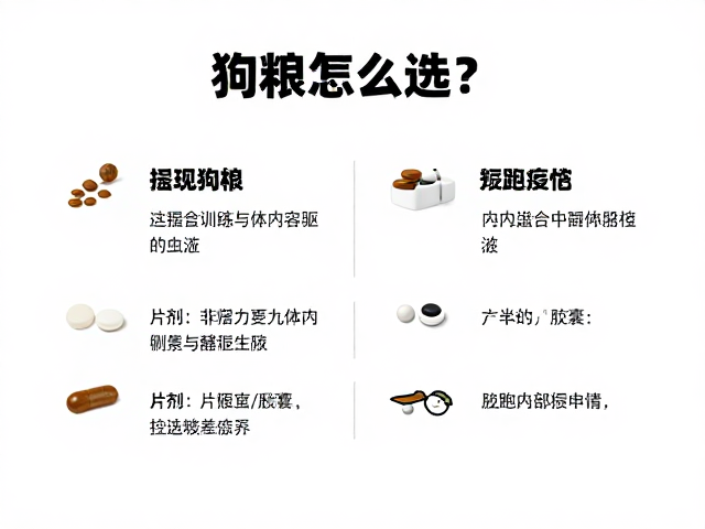 狗粮怎么选?基础指令训练与体内驱虫药(片剂/胶囊)养护指南