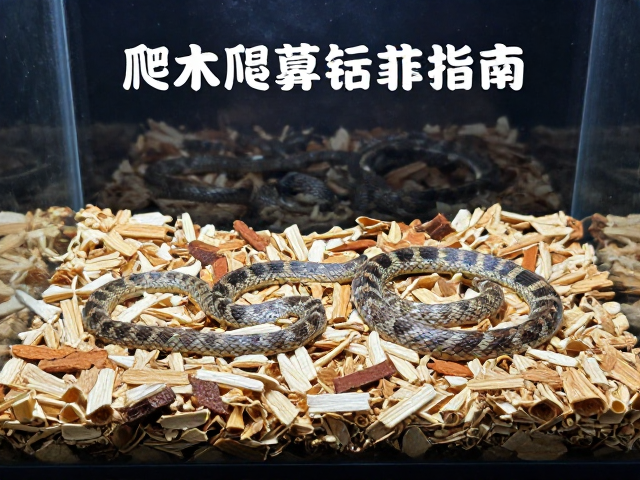 蛇木屑垫材,裸缸布置,湿度60%-80%爬虫饲养指南