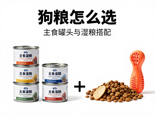 狗粮怎么选?主食罐头与湿粮搭配,响片训练器,打造科学养宠日常
