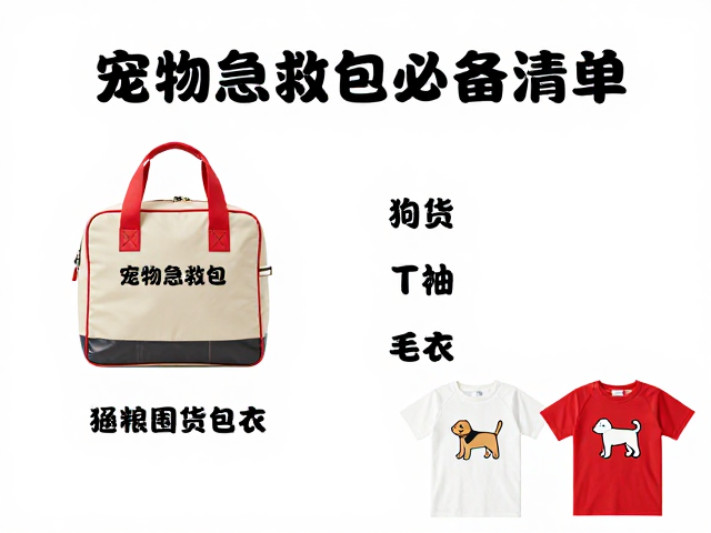 宠物急救包必备清单,狗粮囤货与T恤毛衣选购指南