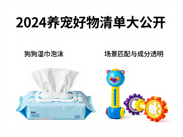 狗狗湿巾泡沫与发声玩具怎么选?2024养宠好物清单大公开