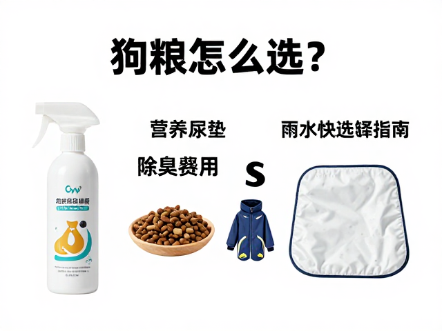 狗粮怎么选？宠物尿垫除臭喷雾与雨衣防水衣选购指南