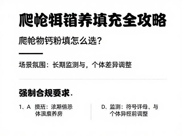 爬行动物钙粉怎么选?活体饵料营养填充全攻略