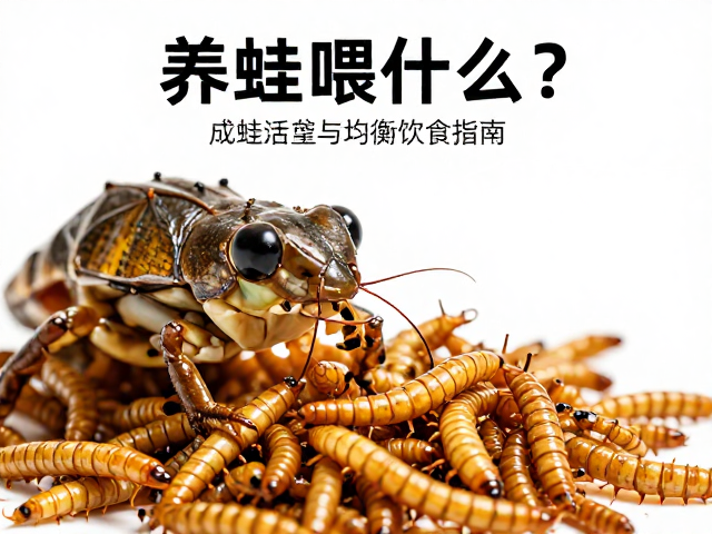 养蛙喂什么?成蛙均衡饮食指南,黄粉虫与活饵搭配技巧