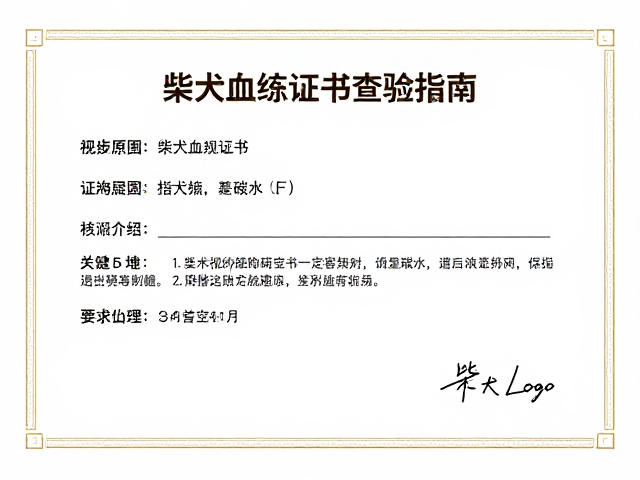 柴犬血统证书查验指南,避免过量碳水危害