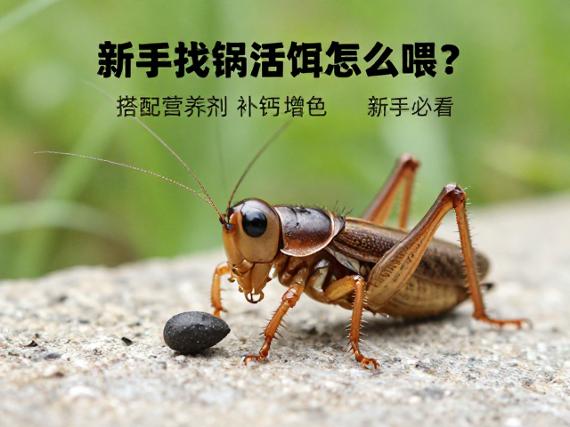 蟋蟀活饵怎么喂?搭配营养剂补钙增色,新手必看饲养指南
