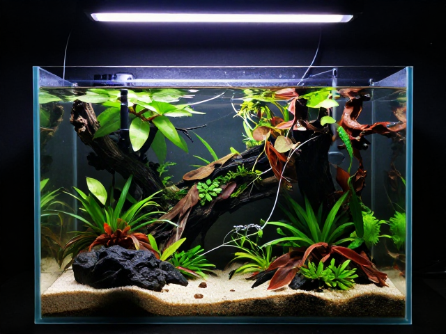雨林缸怎么造景?裸缸搭配浅水区,打造高颜值生态微景观