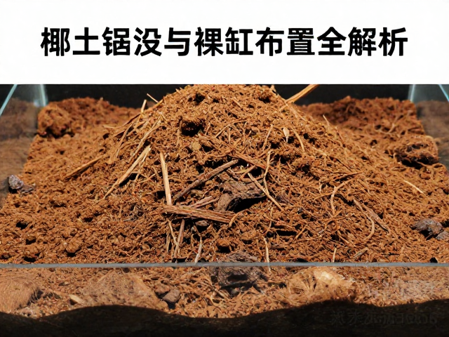 雨林缸造景指南,椰土铺设与裸缸布置全解析