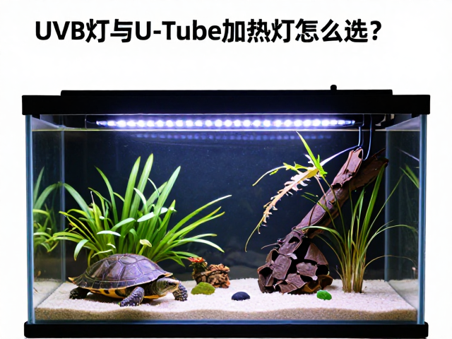 龟缸裸缸布置攻略,UVB灯与U-Tube加热灯怎么选?