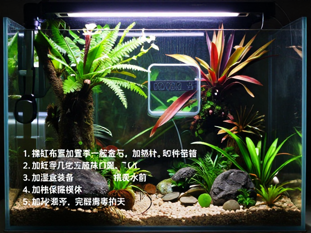 雨林缸造景教程,裸缸布置与加湿盒安装全攻略