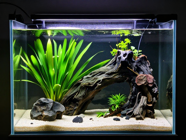 裸缸布置指南,玻璃缸搭配自然散射光,打造高颜值生态造景