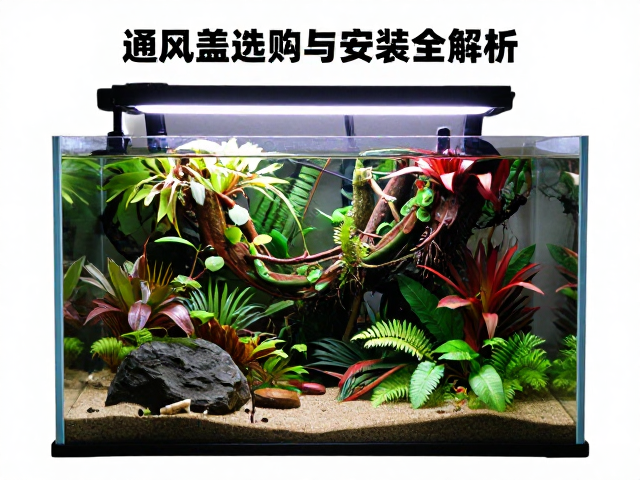 雨林缸造景干货,裸缸布置避坑指南,通风盖选购与安装全解析