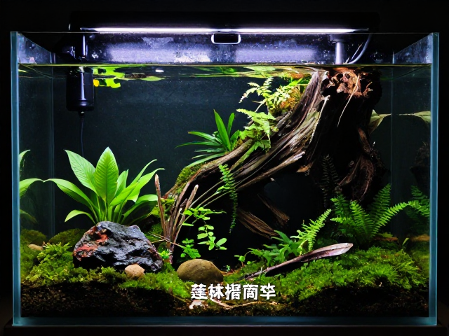 裸缸布置指南,湿度60%-80%搭配水苔,打造雨林生态缸