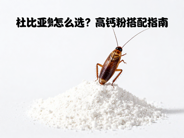杜比亚蟑螂当活饵,爬宠补钙怎么选?高钙粉搭配指南