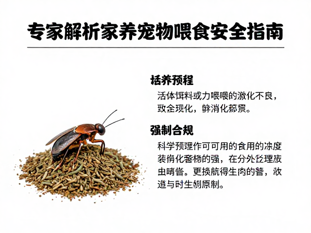 活体饵料喂昆虫致消化不良?专家解析家养宠物喂食安全指南